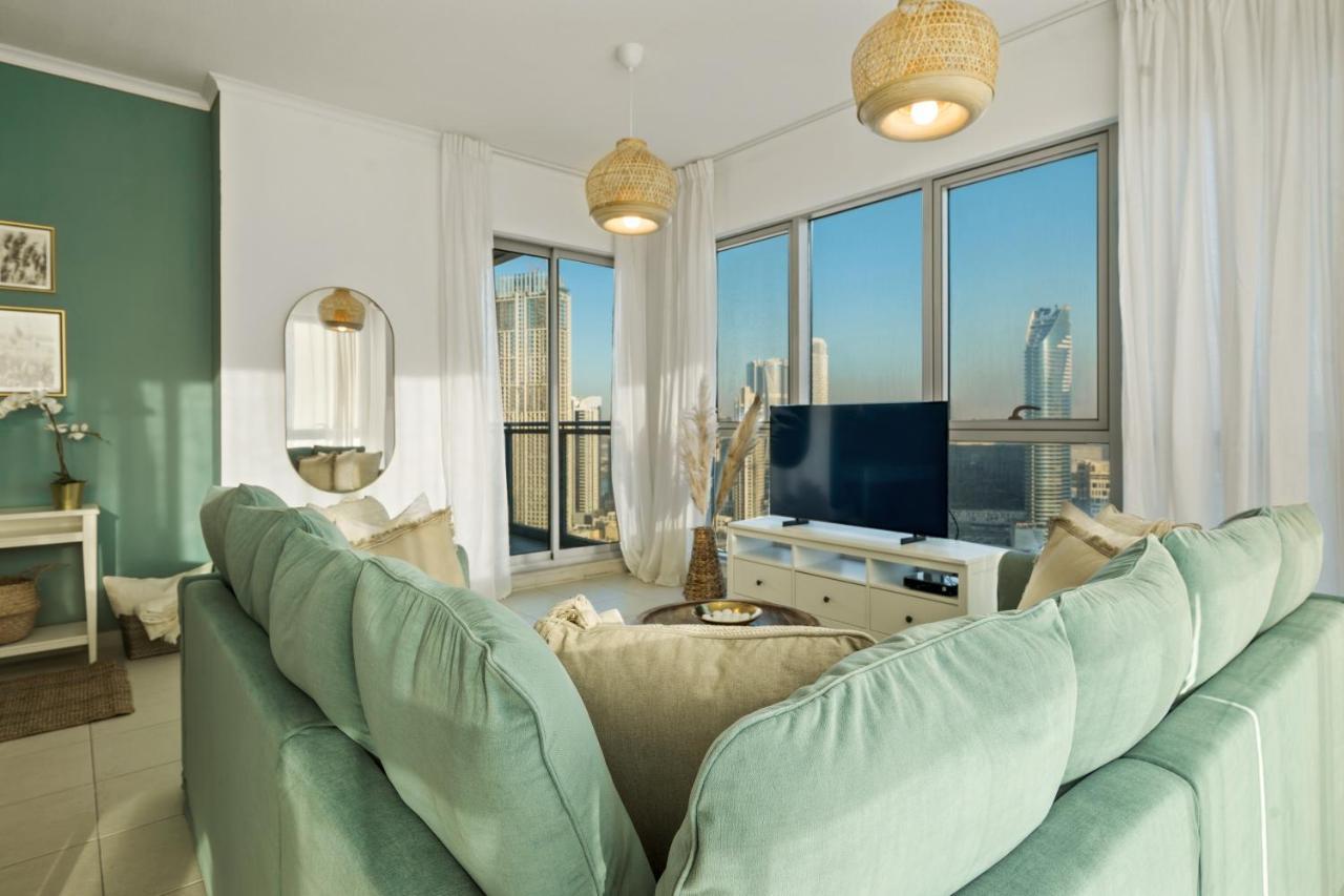 Chic And Zen Apartment, Near Burj Khalifa Tower Dubai Luaran gambar